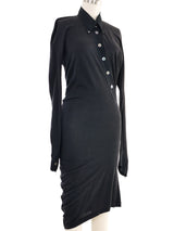 1997 Alexander McQueen Asymmetrical Knit Polo Dress Dress arcadeshops.com