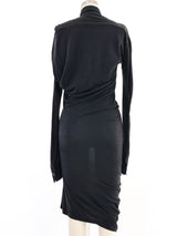 1997 Alexander McQueen Asymmetrical Knit Polo Dress Dress arcadeshops.com