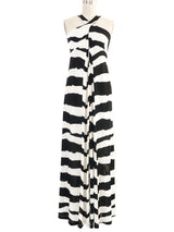 Gianfranco Ferre Striped Halter Dress Dress arcadeshops.com