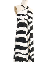 Gianfranco Ferre Striped Halter Dress Dress arcadeshops.com