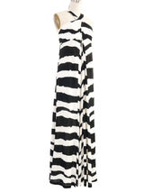 Gianfranco Ferre Striped Halter Dress Dress arcadeshops.com