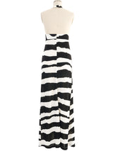 Gianfranco Ferre Striped Halter Dress Dress arcadeshops.com