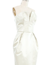 2023 Maison Martin Margiela Satin Petal Bustier Dress Dress arcadeshops.com