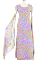 Sherbert Chiffon Angel Sleeve Maxi Dress Dress arcadeshops.com