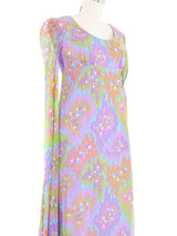 Sherbert Chiffon Angel Sleeve Maxi Dress Dress arcadeshops.com