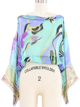 Emilio Pucci Metallic Accent Printed Top Top arcadeshops.com