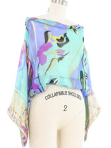 Emilio Pucci Metallic Accent Printed Top Top arcadeshops.com