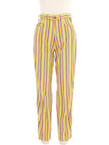Versace Jeans Couture Striped Pant Ensemble Suit arcadeshops.com