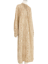 1970s Geoffrey Beene Woodgrain Printed Dress Dress arcadeshops.com