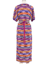 1970s Missoni Multicolor Space Knit Dress Dress arcadeshops.com