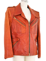 Gandalf The Wizard Cognac Leather Jacket Jacket arcadeshops.com