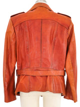 Gandalf The Wizard Cognac Leather Jacket Jacket arcadeshops.com