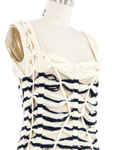 2001 Jean Paul Gaultier Nautical Crochet Mesh Tank Top arcadeshops.com