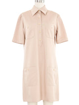 Yves Saint Laurent Khaki Safari Mini Dress Top arcadeshops.com
