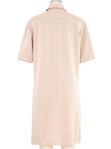 Yves Saint Laurent Khaki Safari Mini Dress Top arcadeshops.com