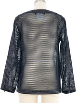 2014 Chanel Mesh Zip Jacket Jacket arcadeshops.com