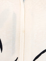 Ivory Floral Silk Dress Dress arcadeshops.com