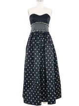 Geoffrey Beene Black and White Strapless Dress Dress arcadeshops.com