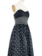 Geoffrey Beene Black and White Strapless Dress Dress arcadeshops.com
