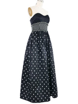 Geoffrey Beene Black and White Strapless Dress Dress arcadeshops.com
