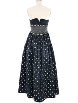 Geoffrey Beene Black and White Strapless Dress Dress arcadeshops.com