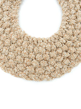 Peach Beaded Collar Necklace Accessory arcadeshops.com