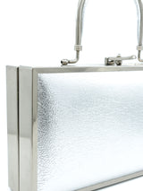 1960s Silver Padded Box Bag Accessory arcadeshops.com