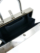 1960s Silver Padded Box Bag Accessory arcadeshops.com