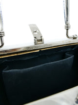 1960s Silver Padded Box Bag Accessory arcadeshops.com