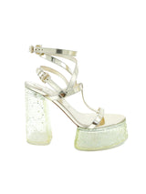 Christian Louboutin Yazefine Lucite Platform Sandals, 39.5 Accessory arcadeshops.com