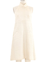 1960s Christian Dior Quilted Mini Dress Dress arcadeshops.com