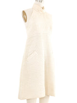 1960s Christian Dior Quilted Mini Dress Dress arcadeshops.com