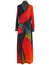 Roberta di Camerino Printed Jersey Shirt Dress Dress arcadeshops.com