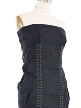 2011 Gucci Lace Up Strapless Dress Dress arcadeshops.com
