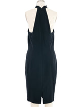 Bill Blass Beaded Cage Neckline Dress Dress arcadeshops.com