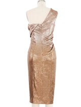 Donna Karan Goldtone Gradient Sequin Dress Dress arcadeshops.com