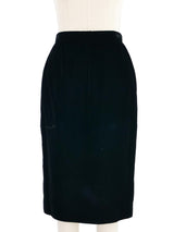 Lillie Rubin Embellished Black Velvet Skirt Suit Suit arcadeshops.com