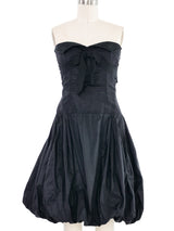 Oscar de la Renta Black Bubble Hem Dress Dress arcadeshops.com