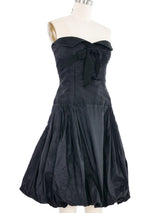 Oscar de la Renta Black Bubble Hem Dress Dress arcadeshops.com