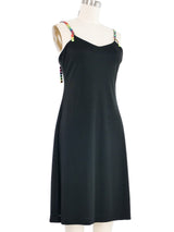 Todd Oldham Rainbow Bead Mini Dress Dress arcadeshops.com