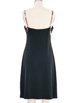 Todd Oldham Rainbow Bead Mini Dress Dress arcadeshops.com