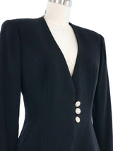 Bob Mackie Embellished Illusion Back Jacket Jacket arcadeshops.com