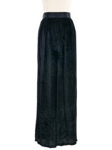Escada Flocked Velvet Trousers Bottom arcadeshops.com