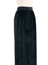 Escada Flocked Velvet Trousers Bottom arcadeshops.com