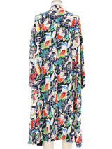 Chanel Paris Cafe Print Silk Jacket Jacket arcadeshops.com