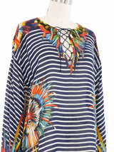 Jean Paul Gaultier Nautical Striped Top Top arcadeshops.com