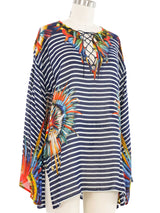 Jean Paul Gaultier Nautical Striped Top Top arcadeshops.com