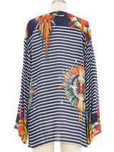 Jean Paul Gaultier Nautical Striped Top Top arcadeshops.com