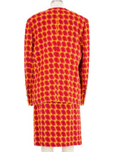 Escada Vibrant Tweed Skirt Suit Suit arcadeshops.com