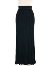 Sonia Rykiel Black Knit Maxi Skirt Bottom arcadeshops.com
